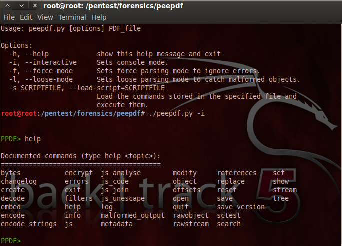 PeePDF herramienta para realizar análisis de seguridad de PDF – B1nary0 ...